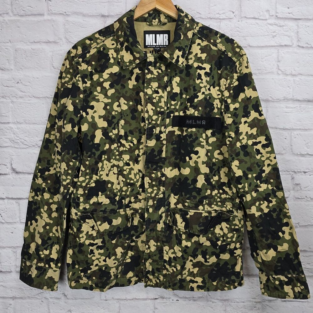 MLMR Men's EXP-M Bony Camouflage Jacket Medium 100% Cotton - "My Life My Rules"
